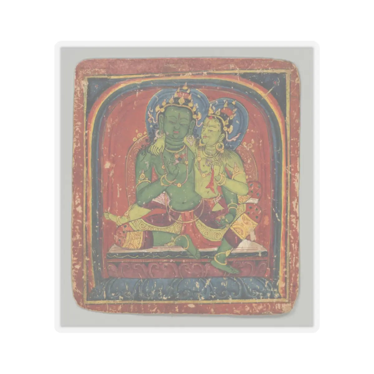 unknown - Initiation Cards (Tsakalis) - early 15th century v18 - STICKER Vinyl Kiss-Cut Decal