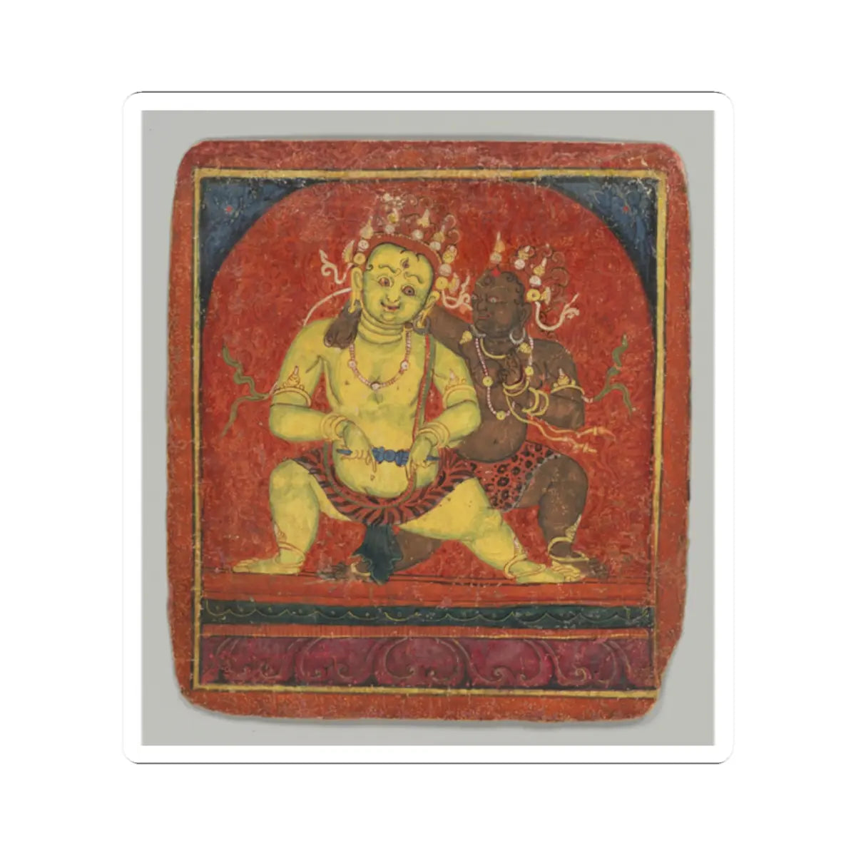 unknown - Initiation Cards (Tsakalis) - early 15th century v30 - STICKER Vinyl Kiss-Cut Decal