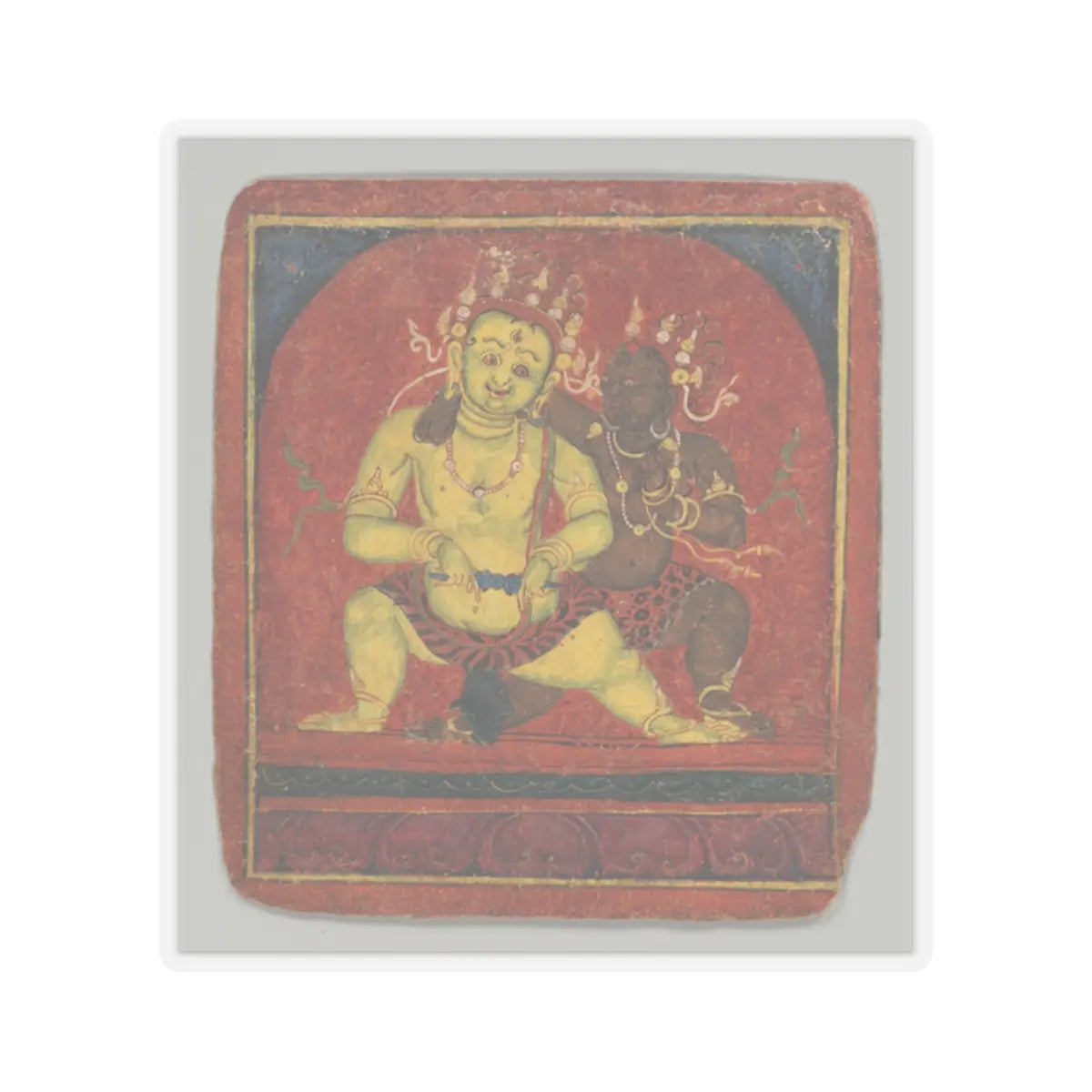 unknown - Initiation Cards (Tsakalis) - early 15th century v30 - STICKER Vinyl Kiss-Cut Decal