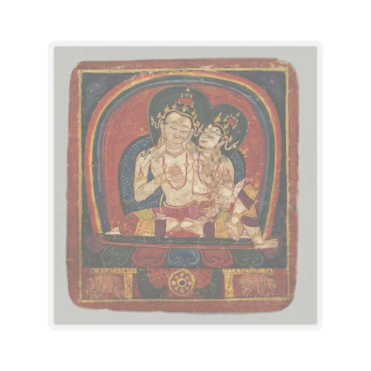 unknown - Initiation Cards (Tsakalis) - early 15th century v4 - STICKER Vinyl Kiss-Cut Decal