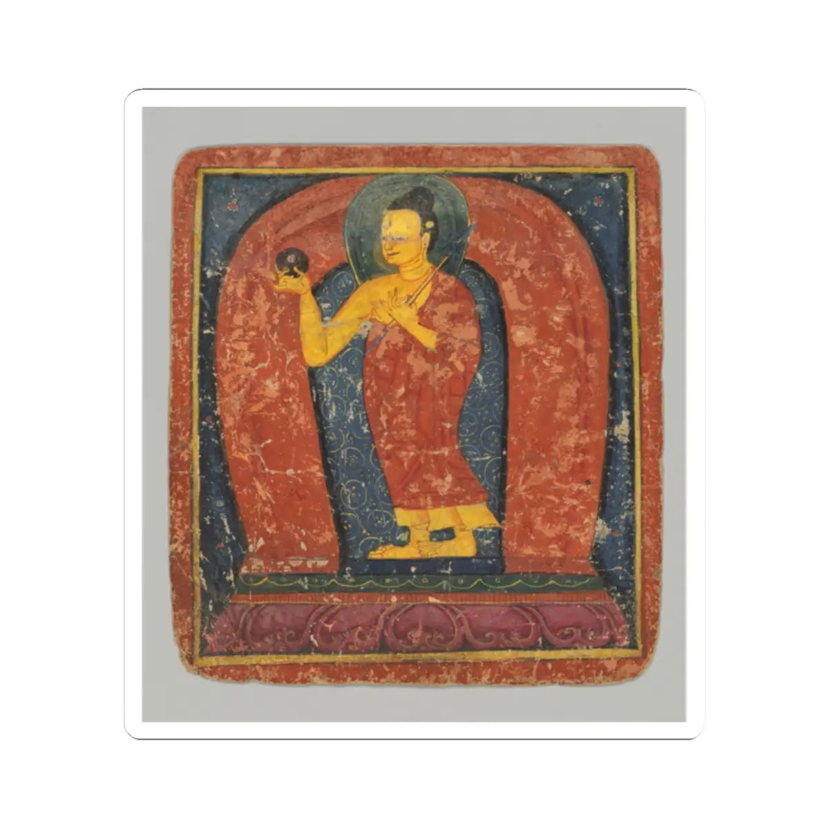 unknown - Initiation Cards (Tsakalis) - early 15th century v44 - STICKER Vinyl Kiss-Cut Decal