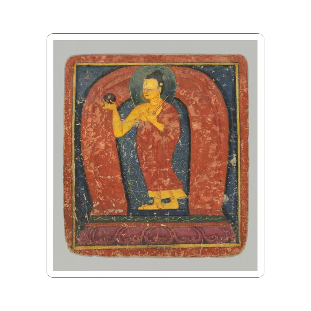 unknown - Initiation Cards (Tsakalis) - early 15th century v44 - STICKER Vinyl Kiss-Cut Decal
