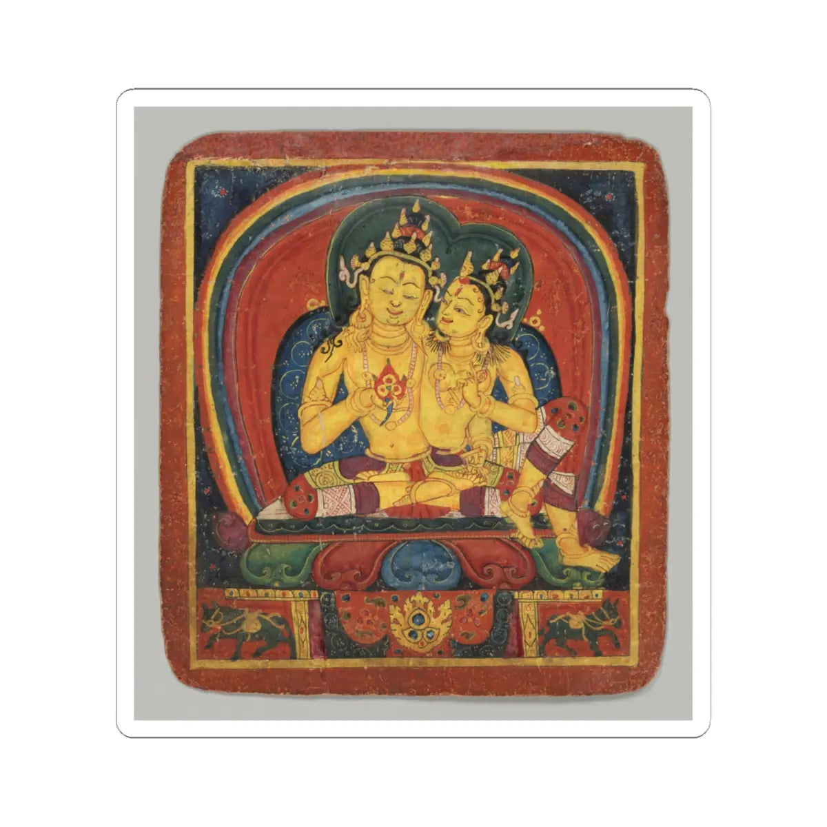 unknown - Initiation Cards (Tsakalis) - early 15th century v6 - STICKER Vinyl Kiss-Cut Decal