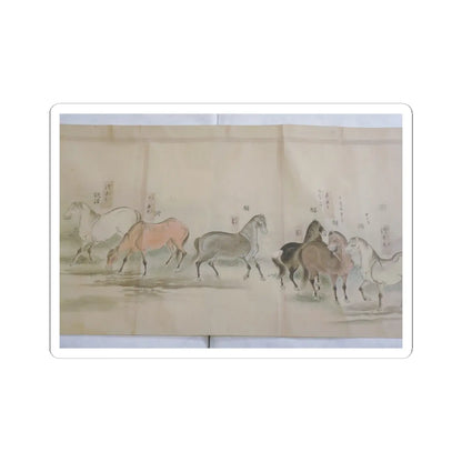 unknown - Japanese Drawing - early 19th century v8 - STICKER Vinyl Kiss-Cut Decal