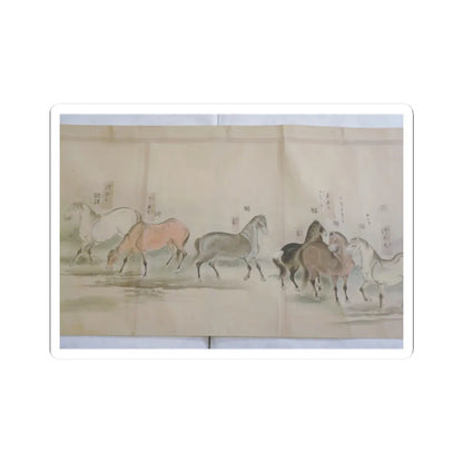 unknown - Japanese Drawing - early 19th century v8 - STICKER Vinyl Kiss-Cut Decal