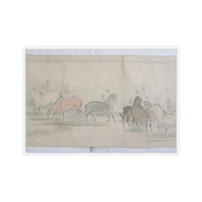 unknown - Japanese Drawing - early 19th century v8 - STICKER Vinyl Kiss-Cut Decal