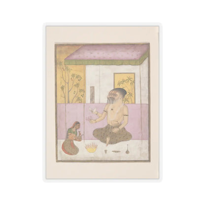 unknown - Khambhavati Ragini- Folio from a ragamala series (Garland of Musical Modes) - ca. 1675 v1 - STICKER Vinyl Kiss-Cut Decal