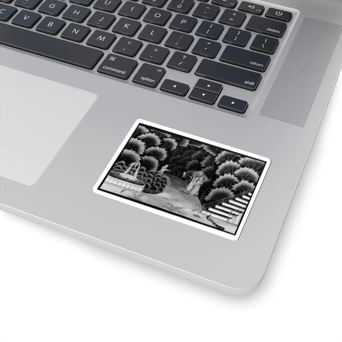 unknown - Krishna and Radha - 20th century - STICKER Vinyl Kiss-Cut Decal