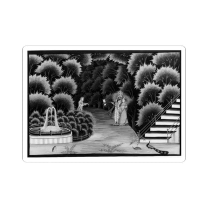 unknown - Krishna and Radha - 20th century - STICKER Vinyl Kiss-Cut Decal
