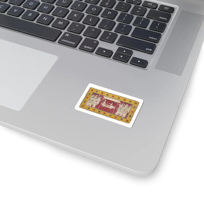 unknown - Krishna with an Ascetic - ca.1850 v1 - STICKER Vinyl Kiss-Cut Decal