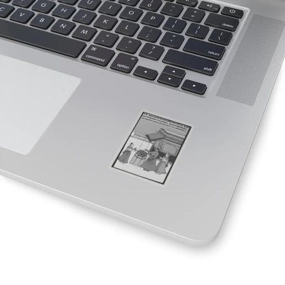unknown - Krishna with Two Attendants - late 19th–early 20th century - STICKER Vinyl Kiss-Cut Decal