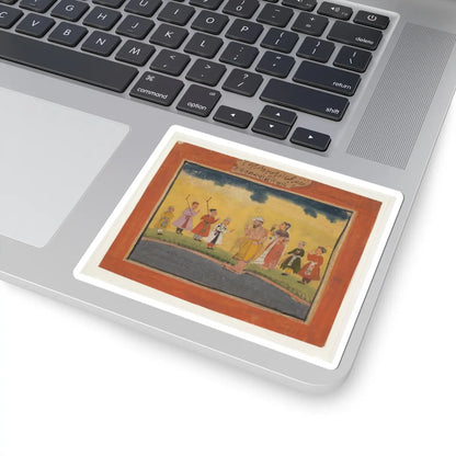 unknown - Krishna's Parents Search for Him - ca. 1615 v1 - STICKER Vinyl Kiss-Cut Decal