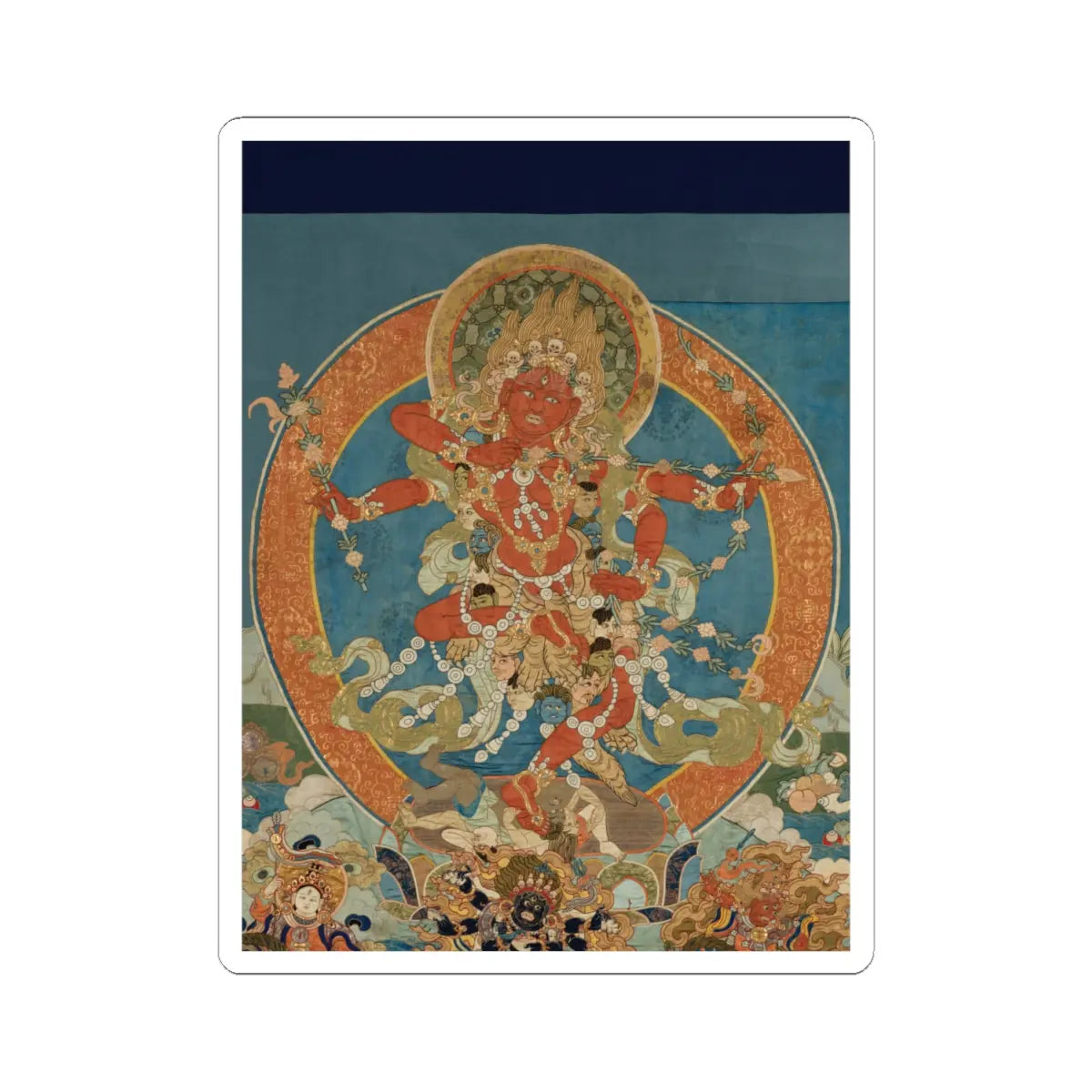 unknown - Kurukulla - 19th century v2 - STICKER Vinyl Kiss-Cut Decal