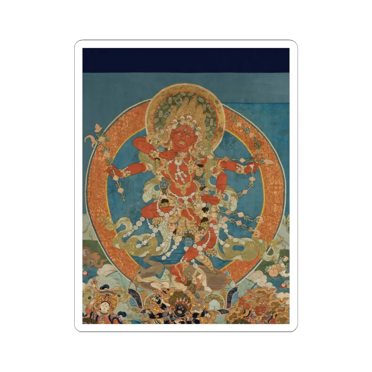 unknown - Kurukulla - 19th century v2 - STICKER Vinyl Kiss-Cut Decal