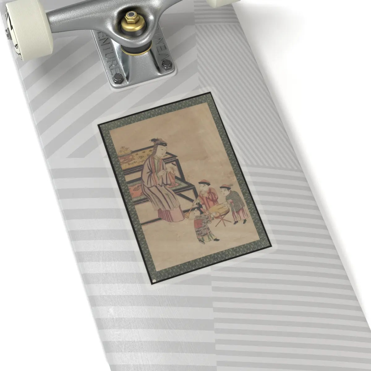 SKU:TSS-STICK-NKNLDY-6X6-14KOU Sizes:6" × 6" Types:Transparent