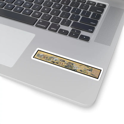unknown - “Leaves of Wild Ginger” (Aoi), from the Phantom Genji Scrolls (Maboroshi no Genji - mid-17th century v10 - STICKER Vinyl Kiss-Cut Decal