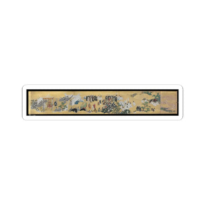unknown - “Leaves of Wild Ginger” (Aoi), from the Phantom Genji Scrolls (Maboroshi no Genji - mid-17th century v10 - STICKER Vinyl Kiss-Cut Decal