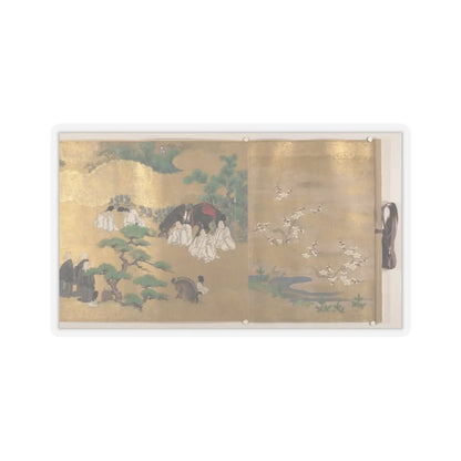 unknown - “Leaves of Wild Ginger” (Aoi), from the Phantom Genji Scrolls (Maboroshi no Genji - mid-17th century v3 - STICKER Vinyl Kiss-Cut Decal