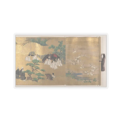 unknown - “Leaves of Wild Ginger” (Aoi), from the Phantom Genji Scrolls (Maboroshi no Genji - mid-17th century v3 - STICKER Vinyl Kiss-Cut Decal
