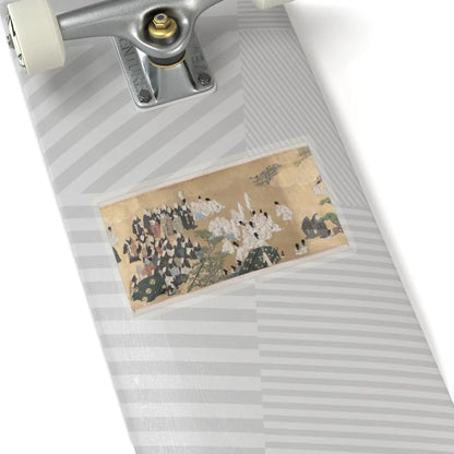 unknown - “Leaves of Wild Ginger” (Aoi), from the Phantom Genji Scrolls (Maboroshi no Genji - mid-17th century v4 - STICKER Vinyl Kiss-Cut Decal