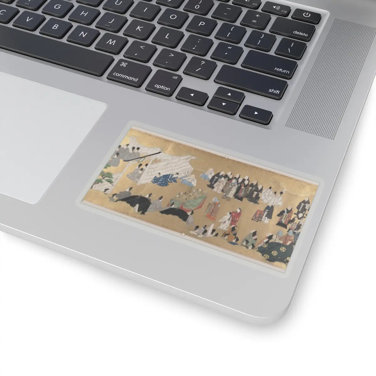 unknown - “Leaves of Wild Ginger” (Aoi), from the Phantom Genji Scrolls (Maboroshi no Genji - mid-17th century v5 - STICKER Vinyl Kiss-Cut Decal