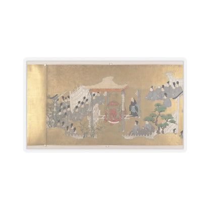 unknown - “Leaves of Wild Ginger” (Aoi), from the Phantom Genji Scrolls (Maboroshi no Genji - mid-17th century v6 - STICKER Vinyl Kiss-Cut Decal