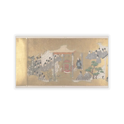 unknown - “Leaves of Wild Ginger” (Aoi), from the Phantom Genji Scrolls (Maboroshi no Genji - mid-17th century v6 - STICKER Vinyl Kiss-Cut Decal