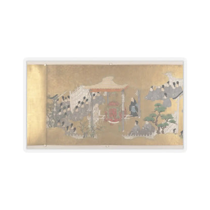 unknown - “Leaves of Wild Ginger” (Aoi), from the Phantom Genji Scrolls (Maboroshi no Genji - mid-17th century v6 - STICKER Vinyl Kiss-Cut Decal