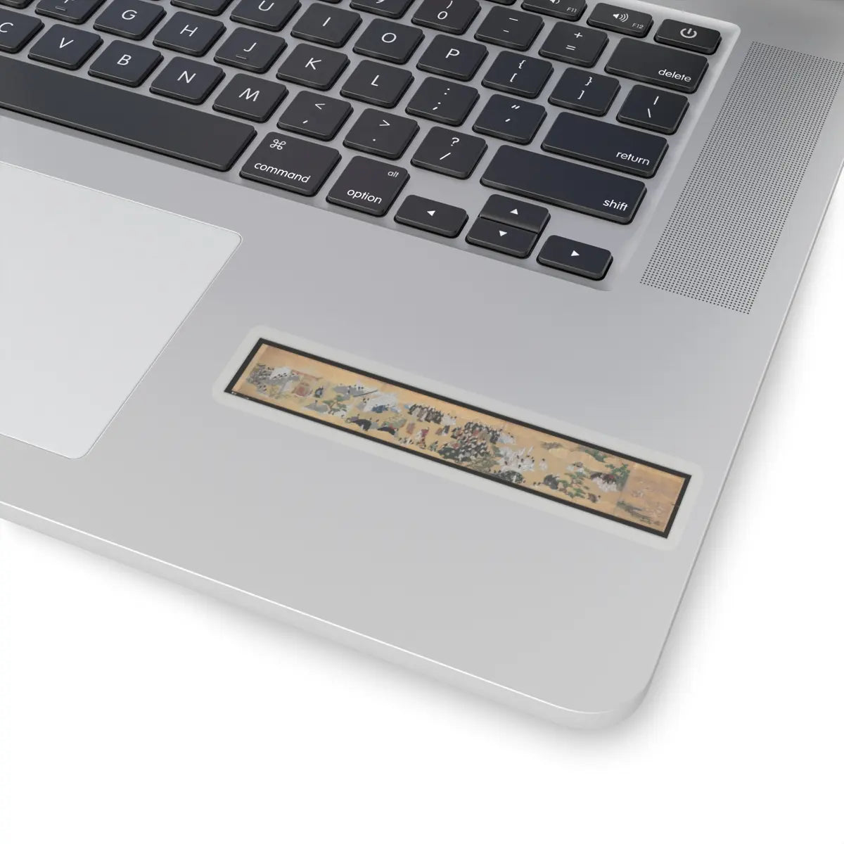 unknown - “Leaves of Wild Ginger” (Aoi), from the Phantom Genji Scrolls (Maboroshi no Genji - mid-17th century v9 - STICKER Vinyl Kiss-Cut Decal