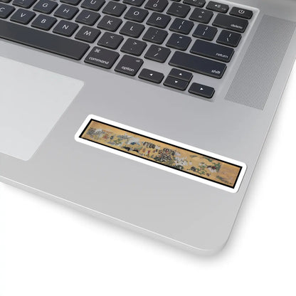 unknown - “Leaves of Wild Ginger” (Aoi), from the Phantom Genji Scrolls (Maboroshi no Genji - mid-17th century v9 - STICKER Vinyl Kiss-Cut Decal