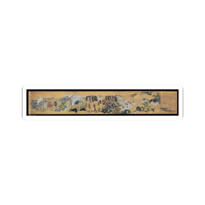 unknown - “Leaves of Wild Ginger” (Aoi), from the Phantom Genji Scrolls (Maboroshi no Genji - mid-17th century v9 - STICKER Vinyl Kiss-Cut Decal