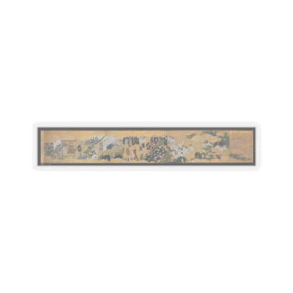 unknown - “Leaves of Wild Ginger” (Aoi), from the Phantom Genji Scrolls (Maboroshi no Genji - mid-17th century v9 - STICKER Vinyl Kiss-Cut Decal
