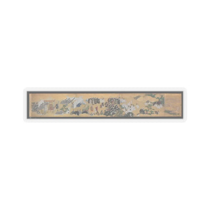 unknown - “Leaves of Wild Ginger” (Aoi), from the Phantom Genji Scrolls (Maboroshi no Genji - mid-17th century v9 - STICKER Vinyl Kiss-Cut Decal