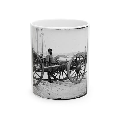 Unknown Location. 12-Pdr. Napoleon (Model 1857 ) (U.S. Civil War) White Coffee Mug-11oz-The Sticker Space