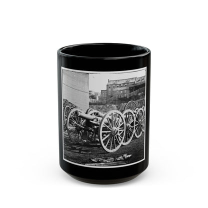 Unknown Location. 6-Pdr. Field Gun, Model 1841 (U.S. Civil War) Black Coffee Mug-15oz-The Sticker Space