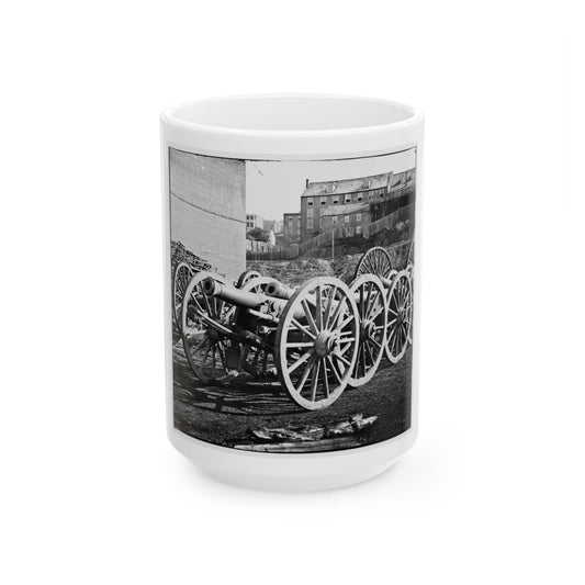 Unknown Location. 6-Pdr. Field Gun, Model 1841 (U.S. Civil War) White Coffee Mug-15oz-The Sticker Space