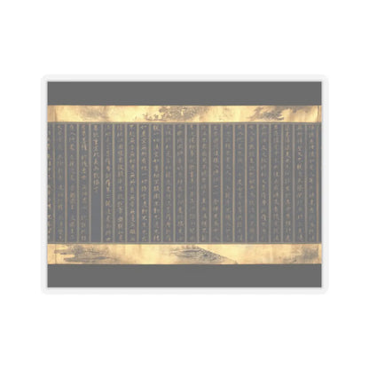 unknown - Lotus Sutra, Chapters 12 and 14 - ca. 1667 v6 - STICKER Vinyl Kiss-Cut Decal