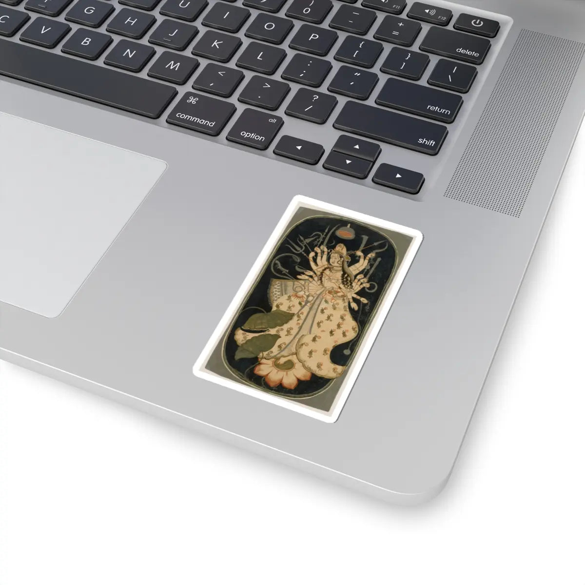 unknown - Mahadevi, the Great Goddess - ca. 1725 v1 - STICKER Vinyl Kiss-Cut Decal