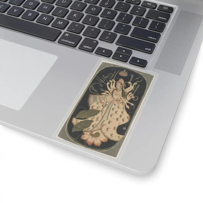 unknown - Mahadevi, the Great Goddess - ca. 1725 v1 - STICKER Vinyl Kiss-Cut Decal