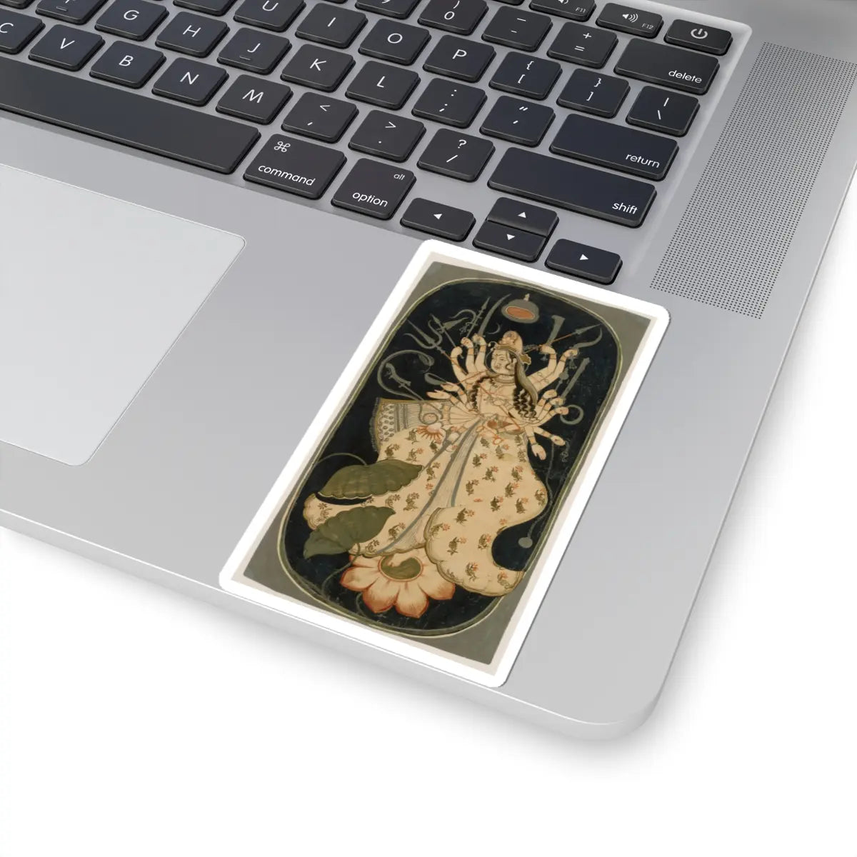 unknown - Mahadevi, the Great Goddess - ca. 1725 v1 - STICKER Vinyl Kiss-Cut Decal