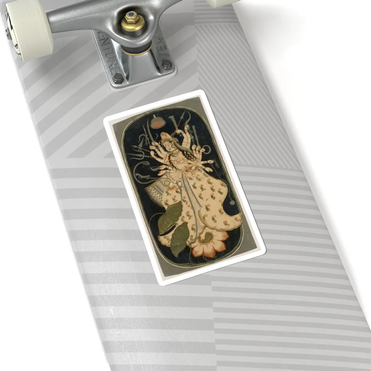 unknown - Mahadevi, the Great Goddess - ca. 1725 v1 - STICKER Vinyl Kiss-Cut Decal