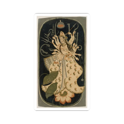 unknown - Mahadevi, the Great Goddess - ca. 1725 v1 - STICKER Vinyl Kiss-Cut Decal