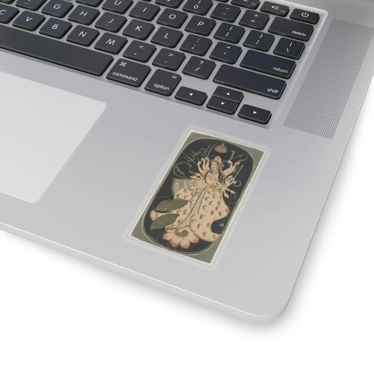 unknown - Mahadevi, the Great Goddess - ca. 1725 v1 - STICKER Vinyl Kiss-Cut Decal