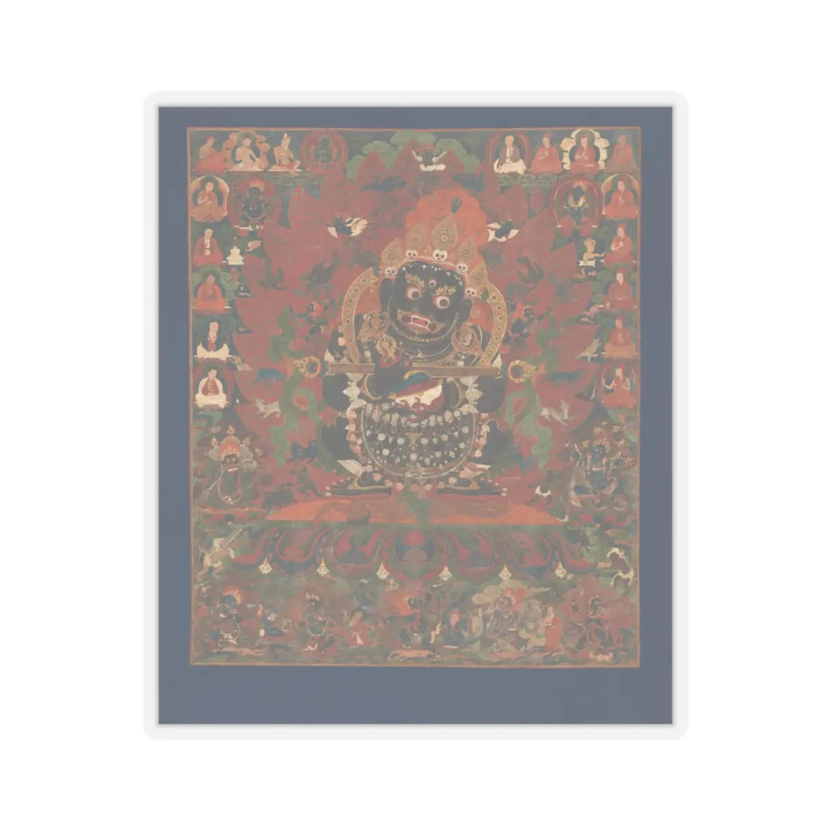 unknown - Mahakala, Protector of the Tent - ca. 1500 - STICKER Vinyl Kiss-Cut Decal