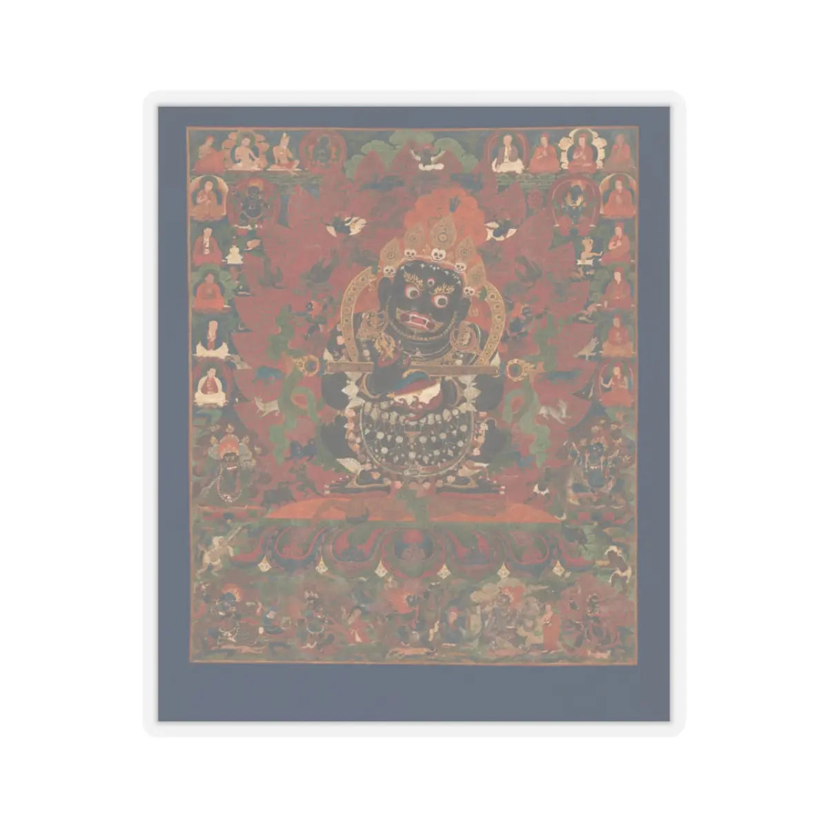 unknown - Mahakala, Protector of the Tent - ca. 1500 - STICKER Vinyl Kiss-Cut Decal