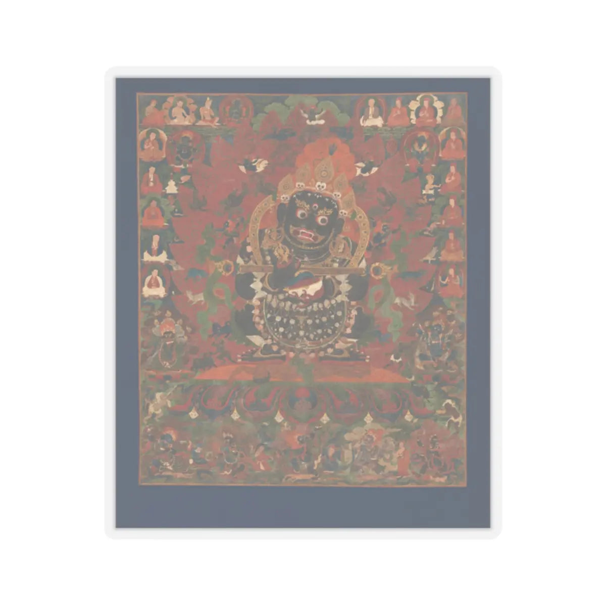 unknown - Mahakala, Protector of the Tent - ca. 1500 - STICKER Vinyl Kiss-Cut Decal