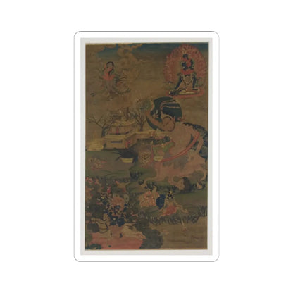 unknown - Mahasiddha Damarupa - 18th century - STICKER Vinyl Kiss-Cut Decal