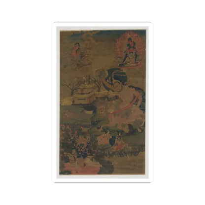 unknown - Mahasiddha Damarupa - 18th century - STICKER Vinyl Kiss-Cut Decal