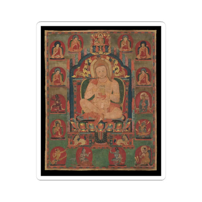 unknown - Mahasiddha Jnanatapa - ca. 1350 v1 - STICKER Vinyl Kiss-Cut Decal