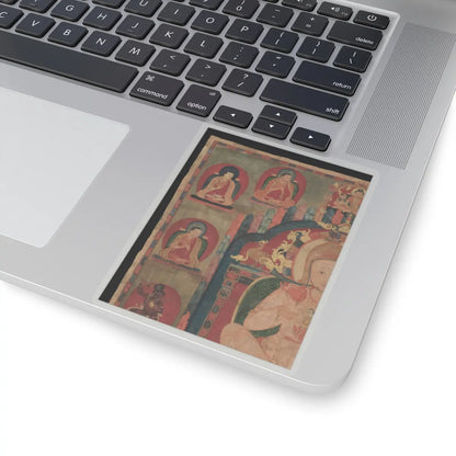 unknown - Mahasiddha Jnanatapa - ca. 1350 v2 - STICKER Vinyl Kiss-Cut Decal